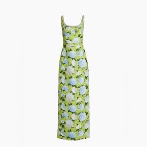 Sachin and Babi Floral Green Dress